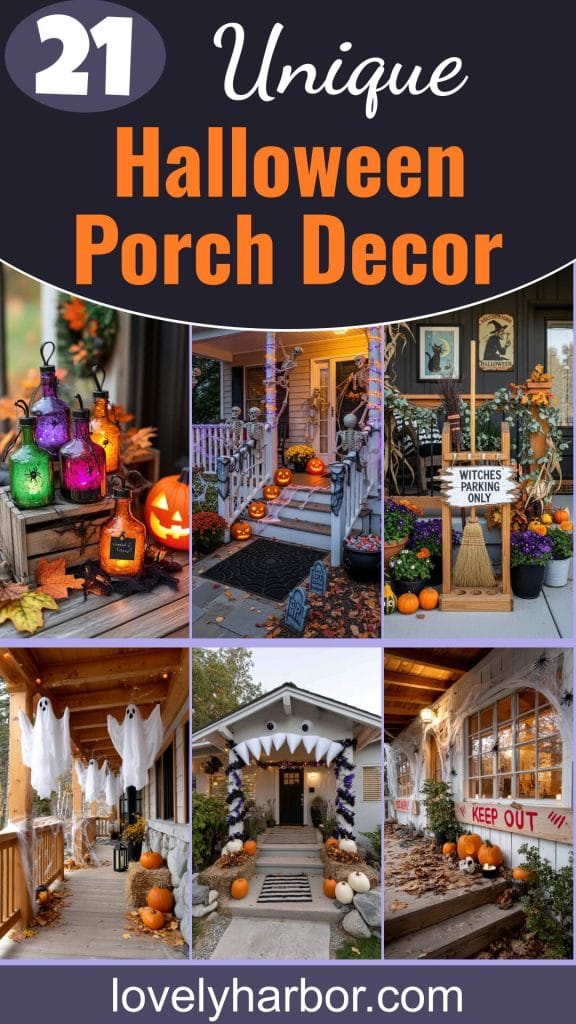 21 Halloween Porch Decoration Ideas For A Unique Festive Entryway