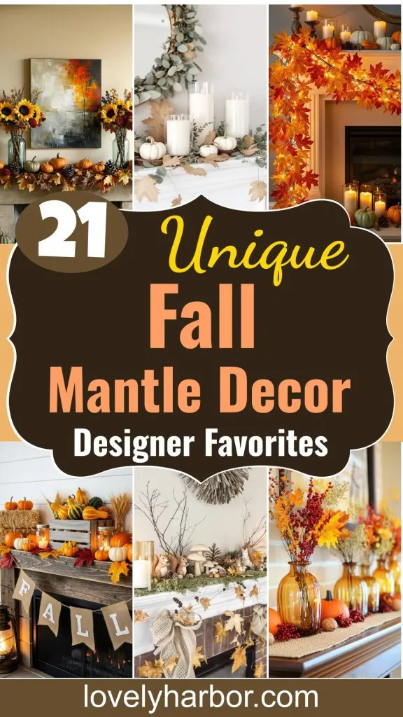 21 Unique Fall Mantle Decor Ideas That Designers Love Right Now