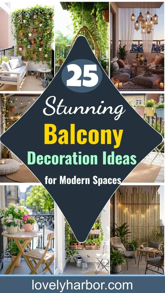 25 Stunning Balcony Decoration Ideas For Modern Spaces