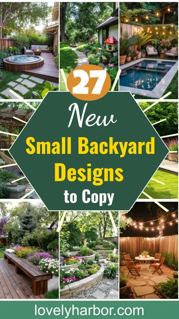 27 New Small Backyard Designs to Copy For Your Outdoor Space 1 27 New Small Backyard Designs To Copy For Your Outdoor Space