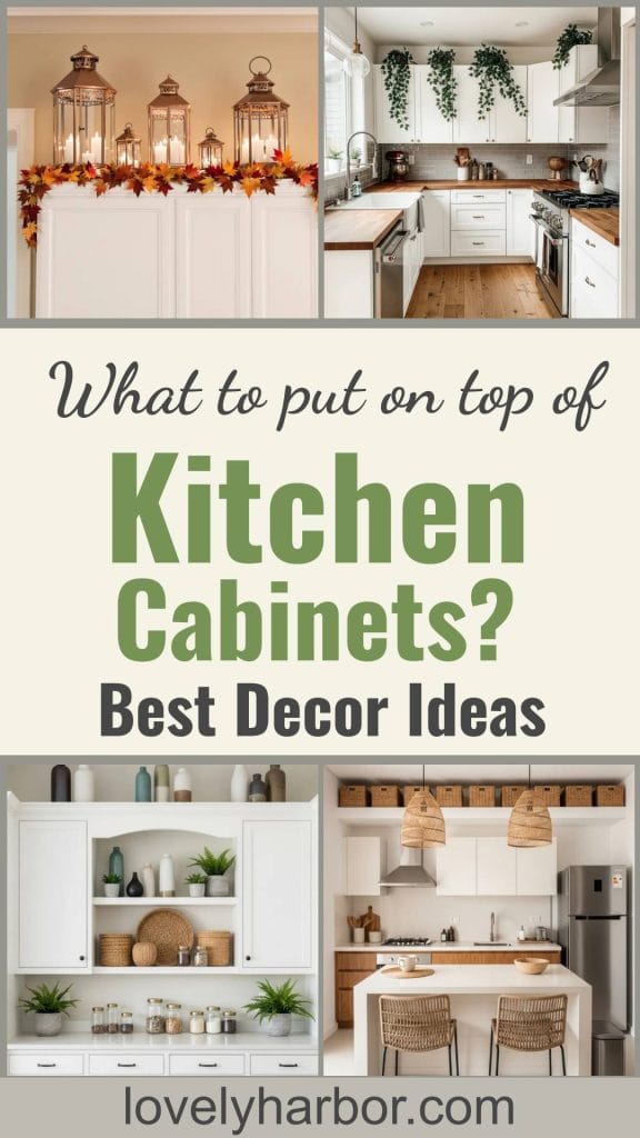 What To Put On Top Of Kitchen Cabinets: Simple & Stylish Decor Ideas