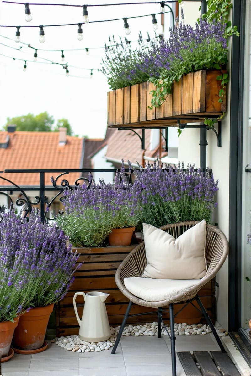 arrange a fragrant lavender and rosemary border for sensory relaxation 1