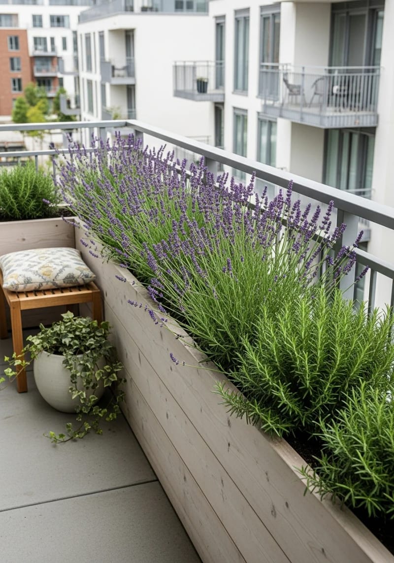 arrange a fragrant lavender and rosemary border for sensory relaxation 1