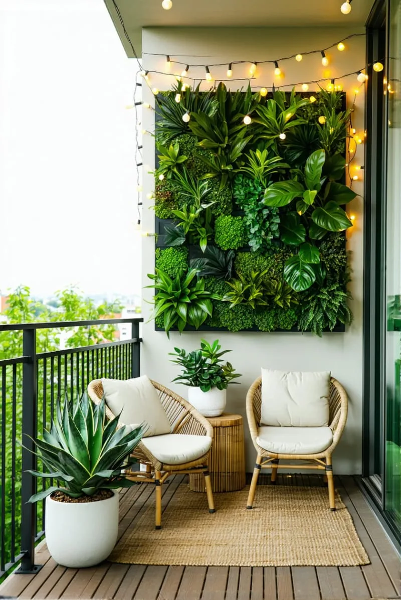 artificial green wall for instant lushness 1