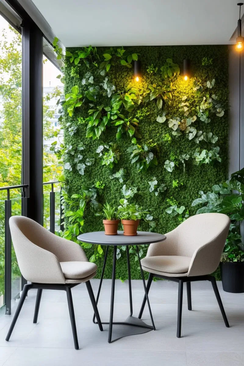 artificial green wall for instant lushness 1