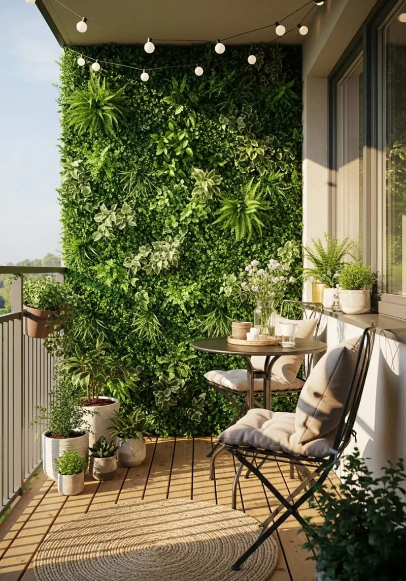 artificial green wall for instant lushness 1