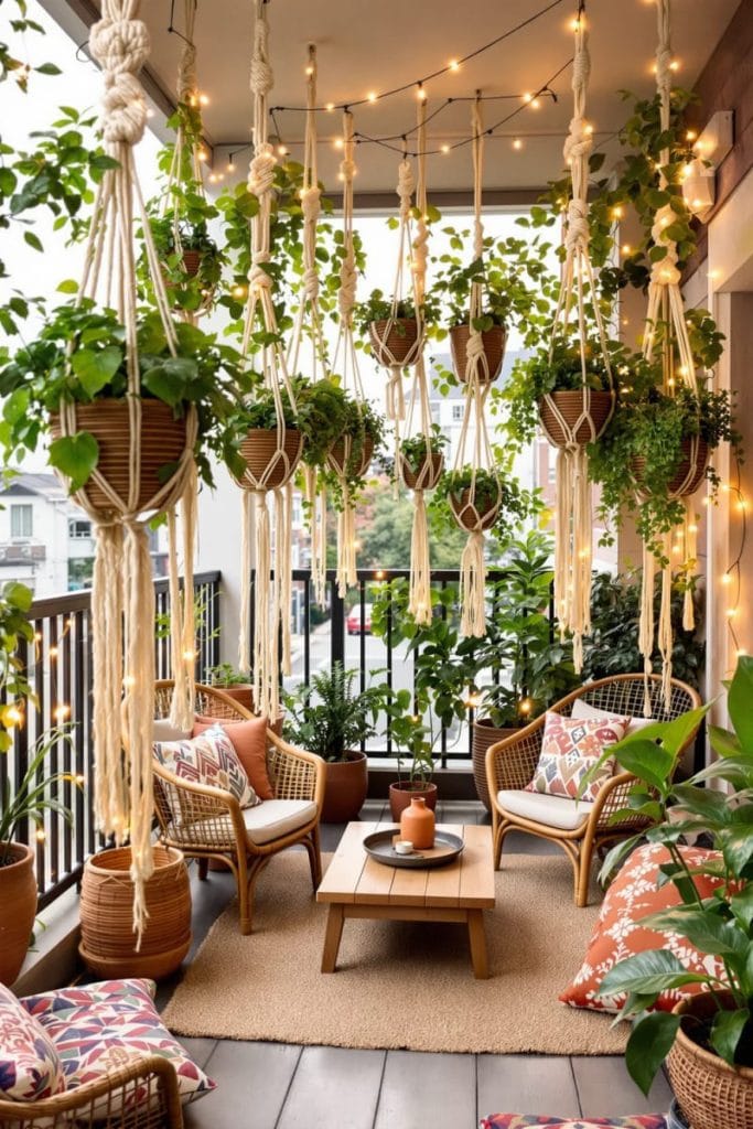 15 Unique Balcony With Hanging Plants For Urban Spaces - Lovely Harbor