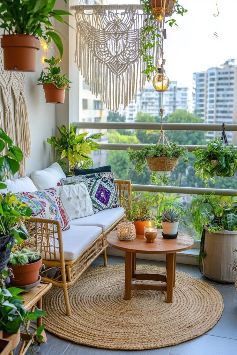 15 Unique Balcony With Hanging Plants For Urban Spaces - Lovely Harbor