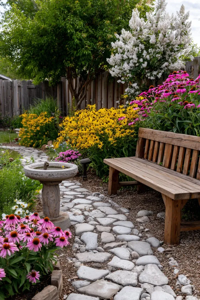 27 New Small Backyard Designs to Copy For Your Outdoor Space 62 butterfly-friendly wildflower patch and pollinator habitat 1