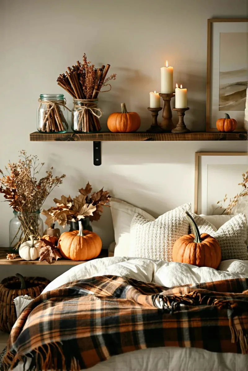 cinnamon stick bundles tied with twine for shelf styling 1
