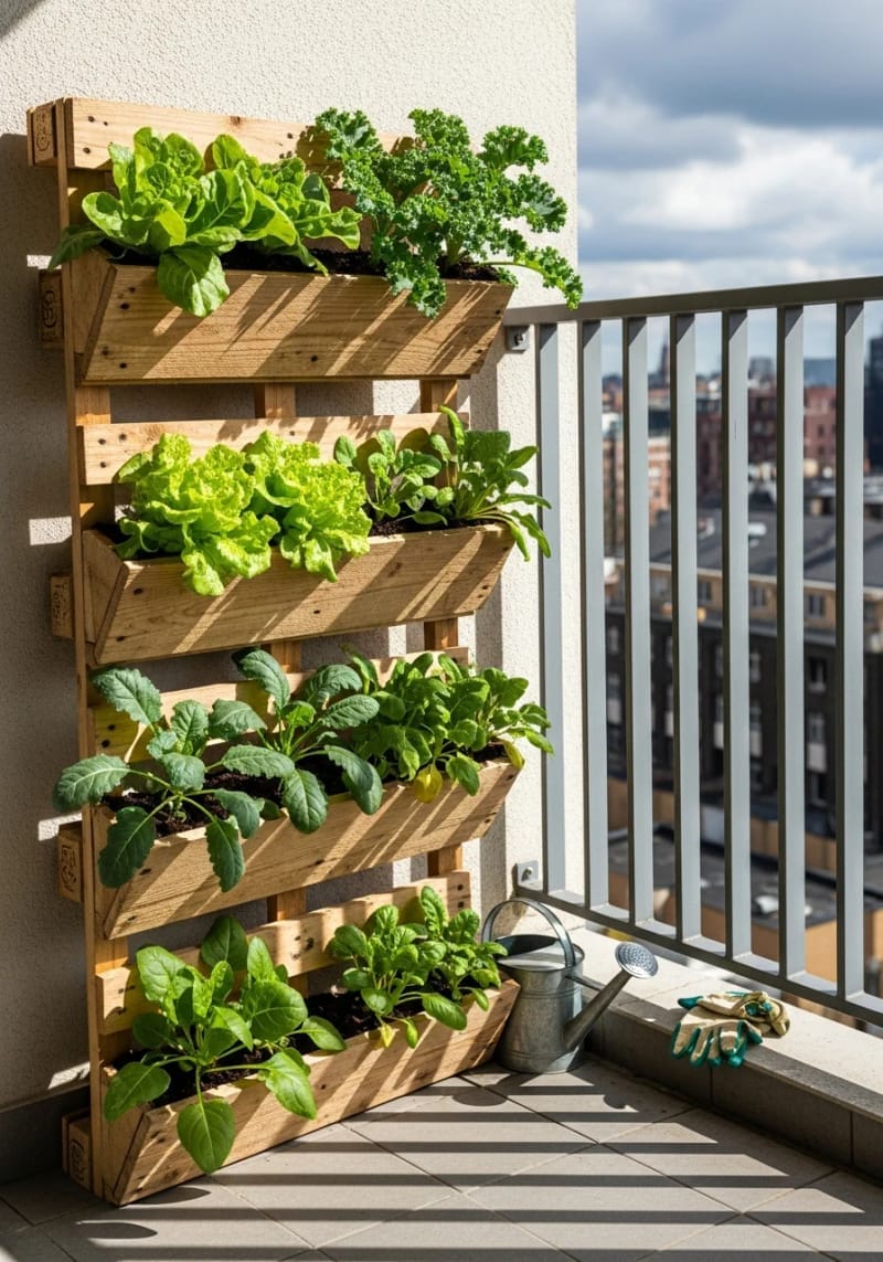 craft a palette garden with lettuce, kale, and spinach for urban greens 1