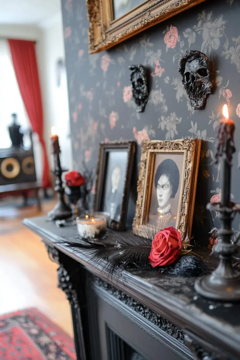 distorted vintage family portraits with ghostly faces replacing originals 1