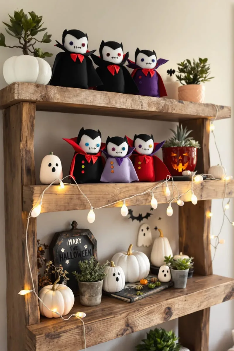 diy friendly vampire plushies for shelves 1