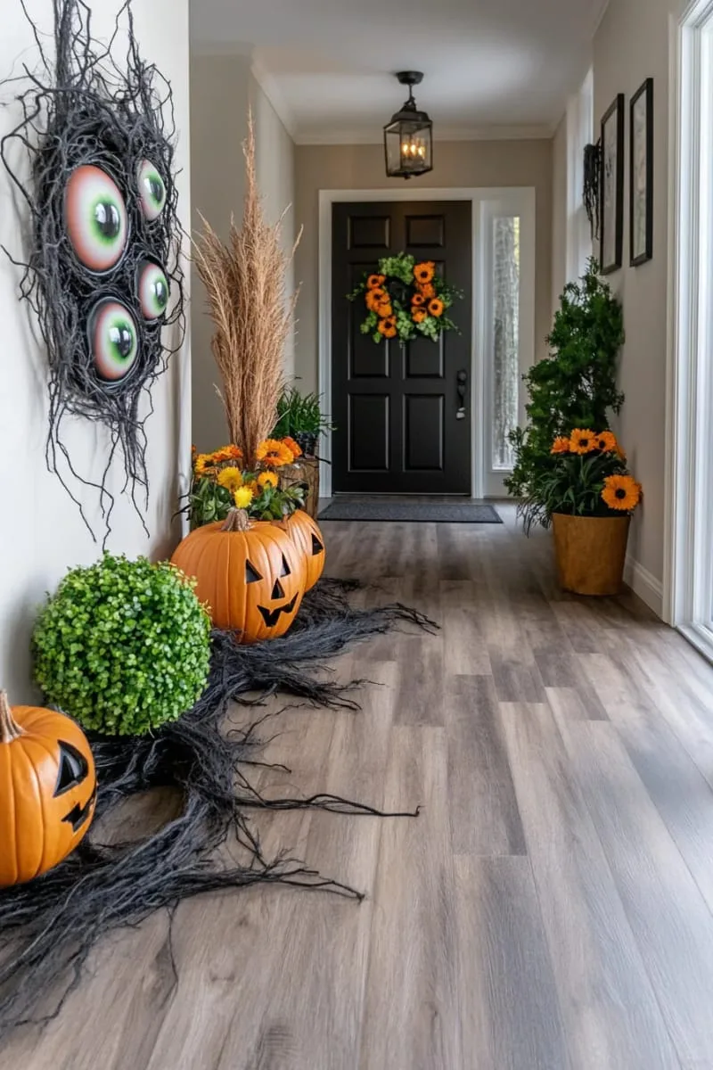giant eyeball wreath with glowing led pupils 1