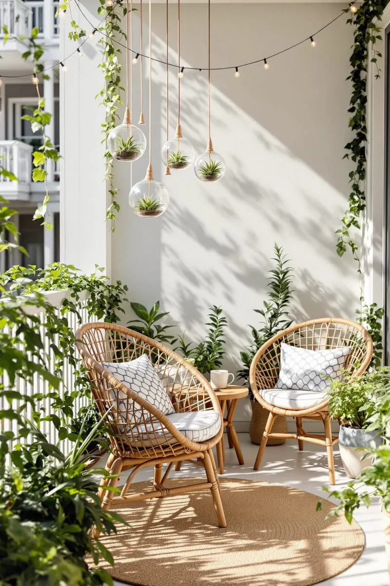 hanging glass terrariums with air plants 1