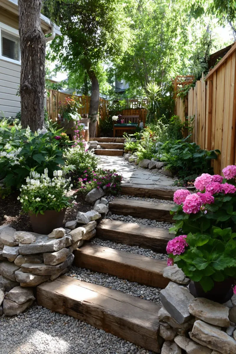 27 New Small Backyard Designs to Copy For Your Outdoor Space 29 multi-level tiered garden beds for a cascading effect 1