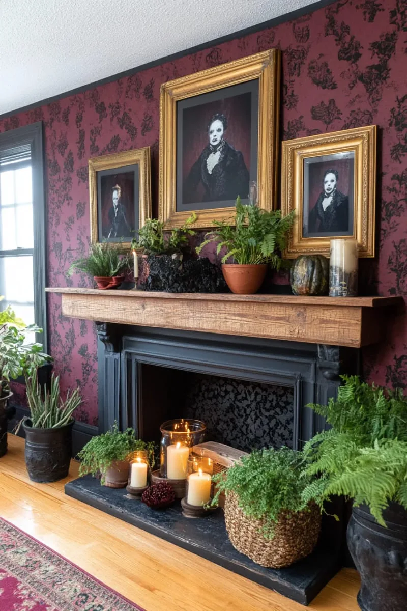 spooky victorian picture frames with moving holographic portraits 1
