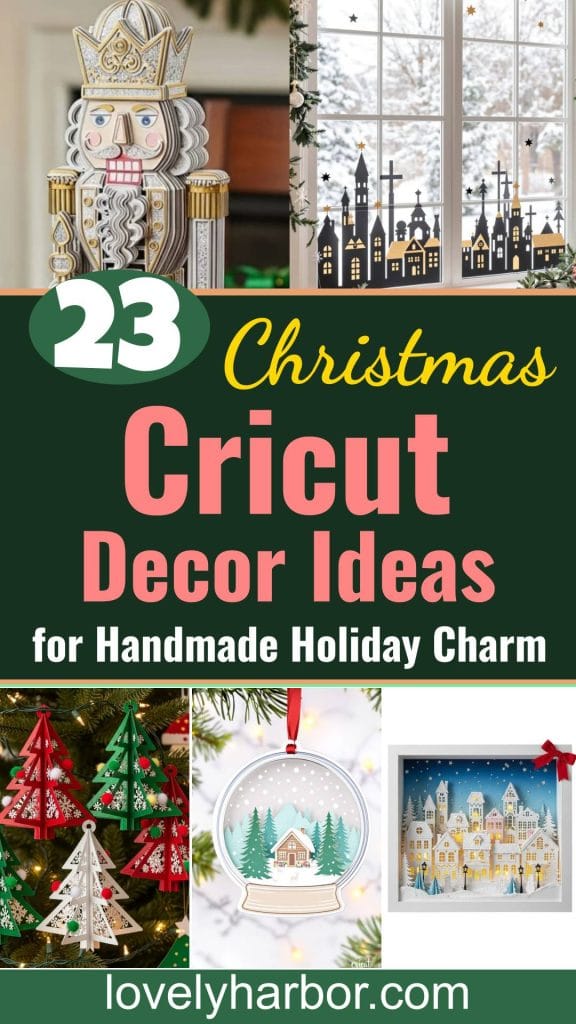23 Christmas Cricut Decor Ideas Perfect For Handmade Holiday Charm