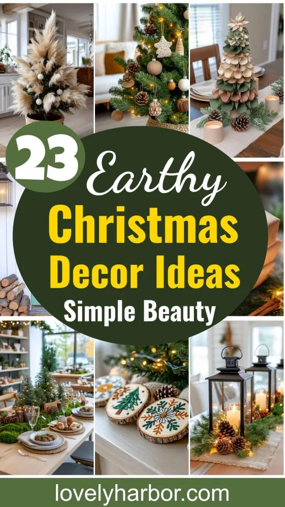 23 Earthy Christmas Decor Ideas That Celebrate Simple Beauty