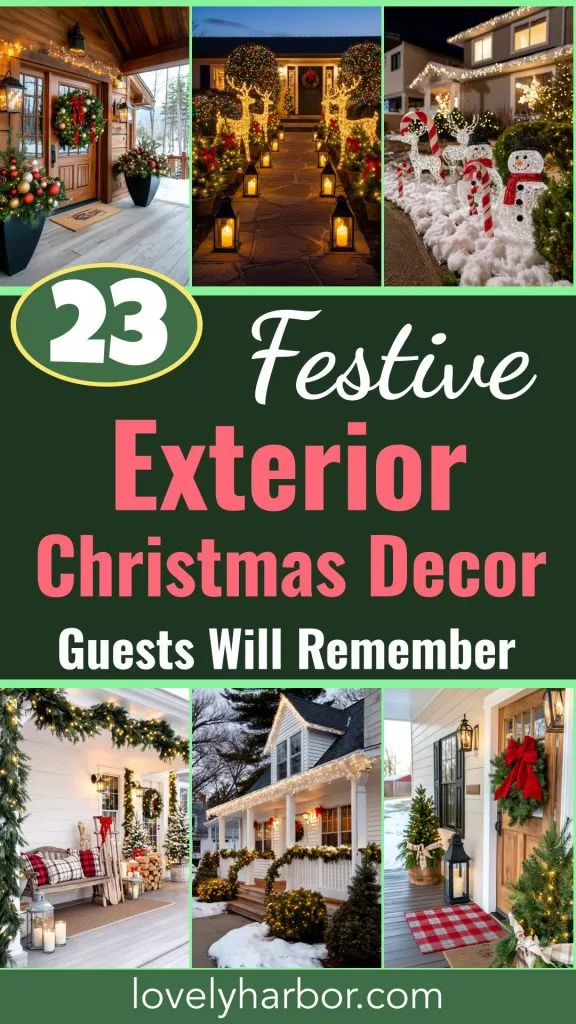 23 Exterior Christmas Decor Ideas Guests Will Remember All Season Long 1 23 Exterior Christmas Decor Ideas Guests Will Remember All Season Long
