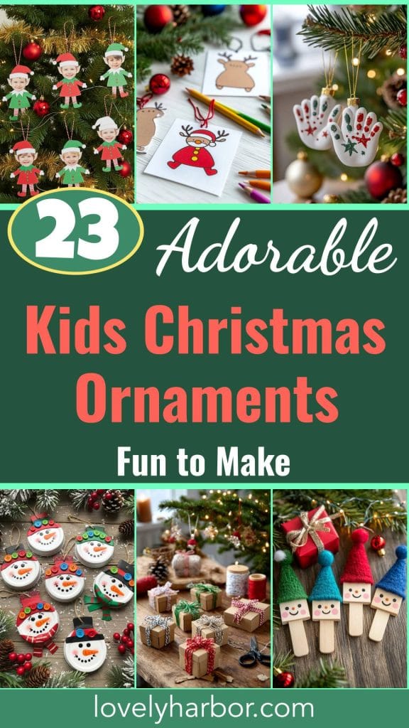23 Kids Christmas Ornaments Ideas That Are Fun To Make Together
