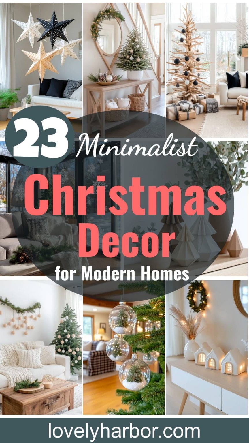 23 Minimalist Christmas Decor Ideas Perfect For A Modern Home - Lovely ...