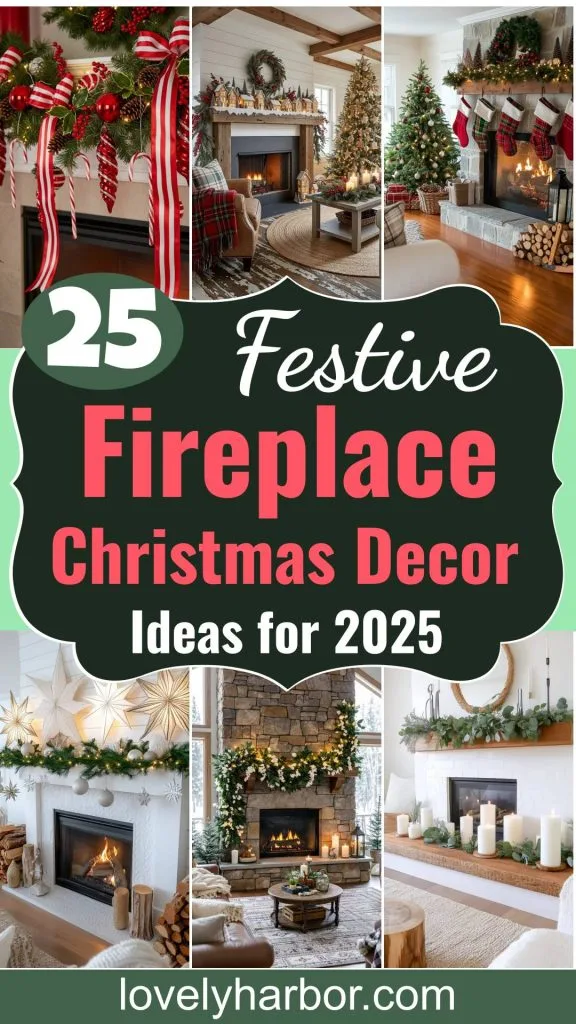 25 Best Ways To Decorate Your Fireplace For Christmas
