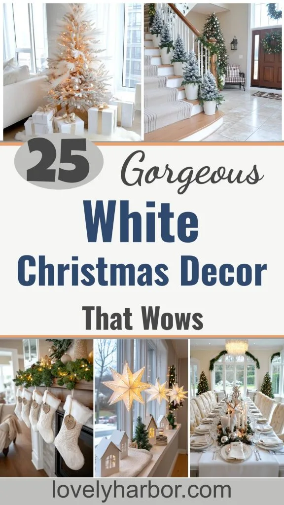 25 New Gorgeous White Christmas Decor Ideas That Wow 1 25 New Gorgeous White Christmas Decor Ideas That Wow
