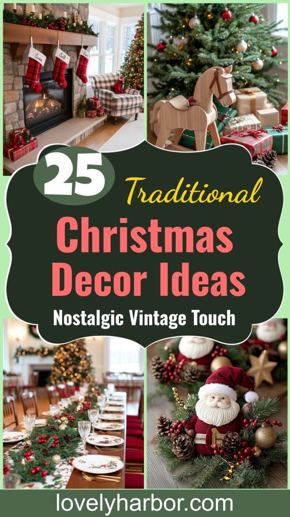25 Traditional Christmas Decor Ideas With A Nostalgic Vintage Touch