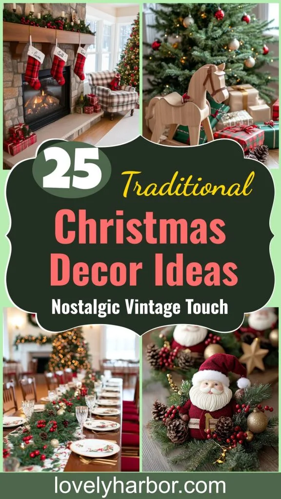 25 Traditional Christmas Decor Ideas with a Nostalgic Vintage Touch 1 25 Traditional Christmas Decor Ideas With A Nostalgic Vintage Touch