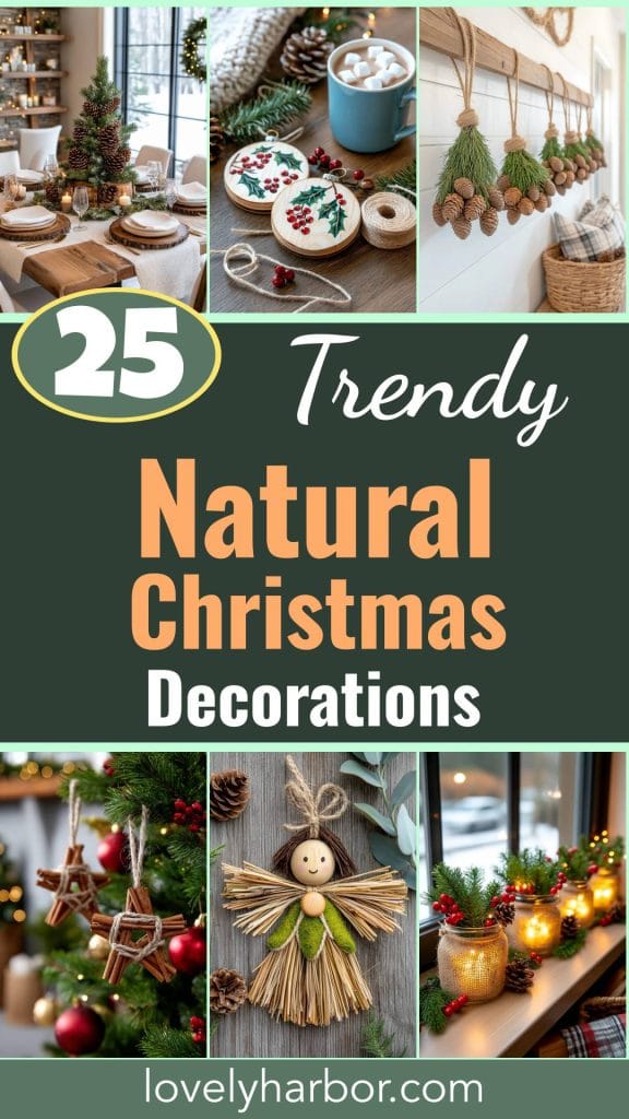 25 Trendy Natural Christmas Decorations For 2025