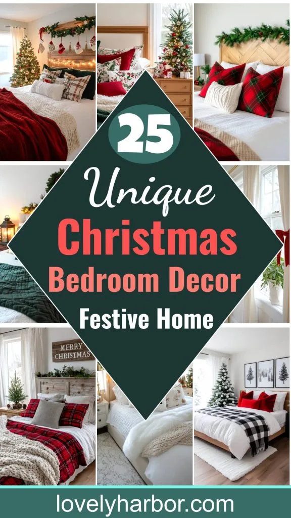 25 Unique Christmas Bedroom Decor Ideas For A Festive Home