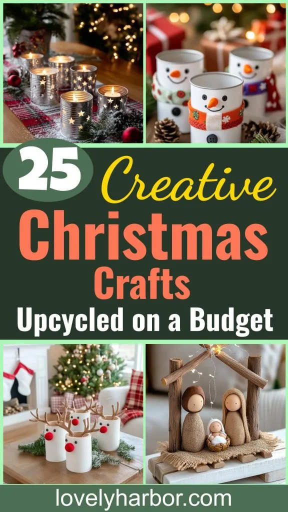25 Upcycled Christmas Crafts DIY: Unique & Budget Friendly Decor Ideas 1 25 Upcycled Christmas Crafts DIY: Unique & Budget Friendly Decor Ideas