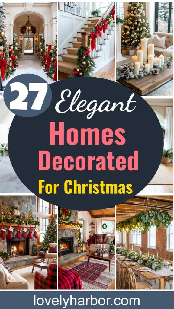 27 Elegant Homes Decorated For Christmas To Inspire