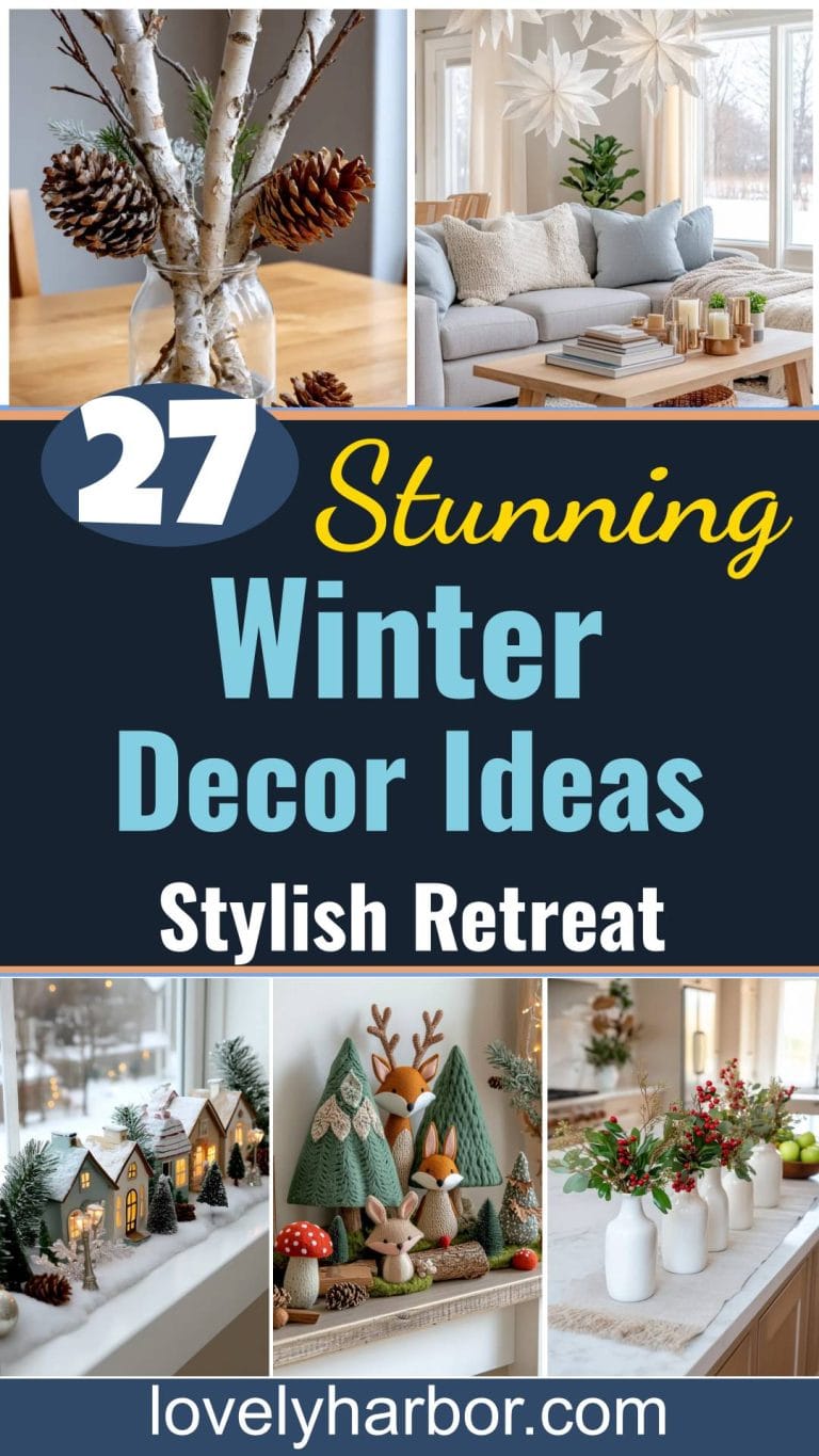 27 Stunning Winter Decor Ideas For A Stylish Retreat - Lovely Harbor