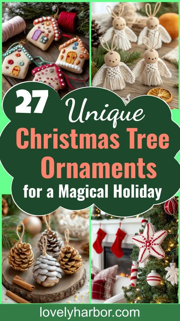 27 Unique Christmas Tree Ornaments For A Magical Holiday