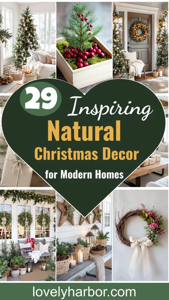 29 Inspiring Natural Christmas Decor Ideas For Modern Homes