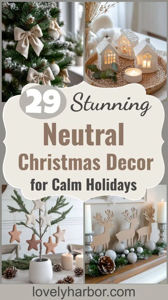 29 Neutral Christmas Decor Ideas For A Calm, Cozy Holiday