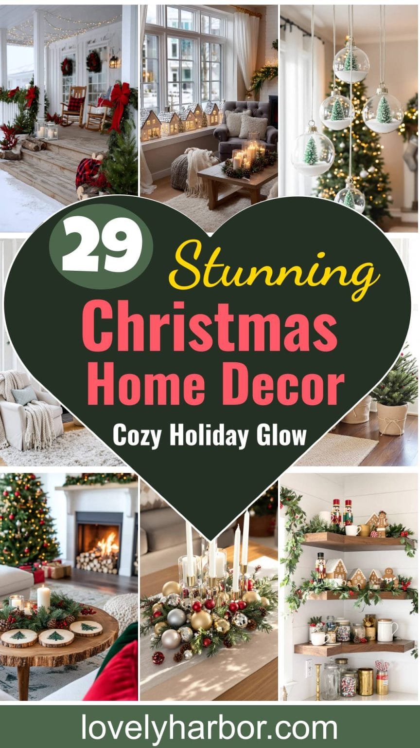 29 Stunning Christmas Home Decor Ideas For A Cozy Holiday Glow - Lovely ...