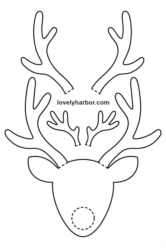 27 Unique Christmas Craft Decorations for Inspired Homes 25 cardboard reindeer pattern
