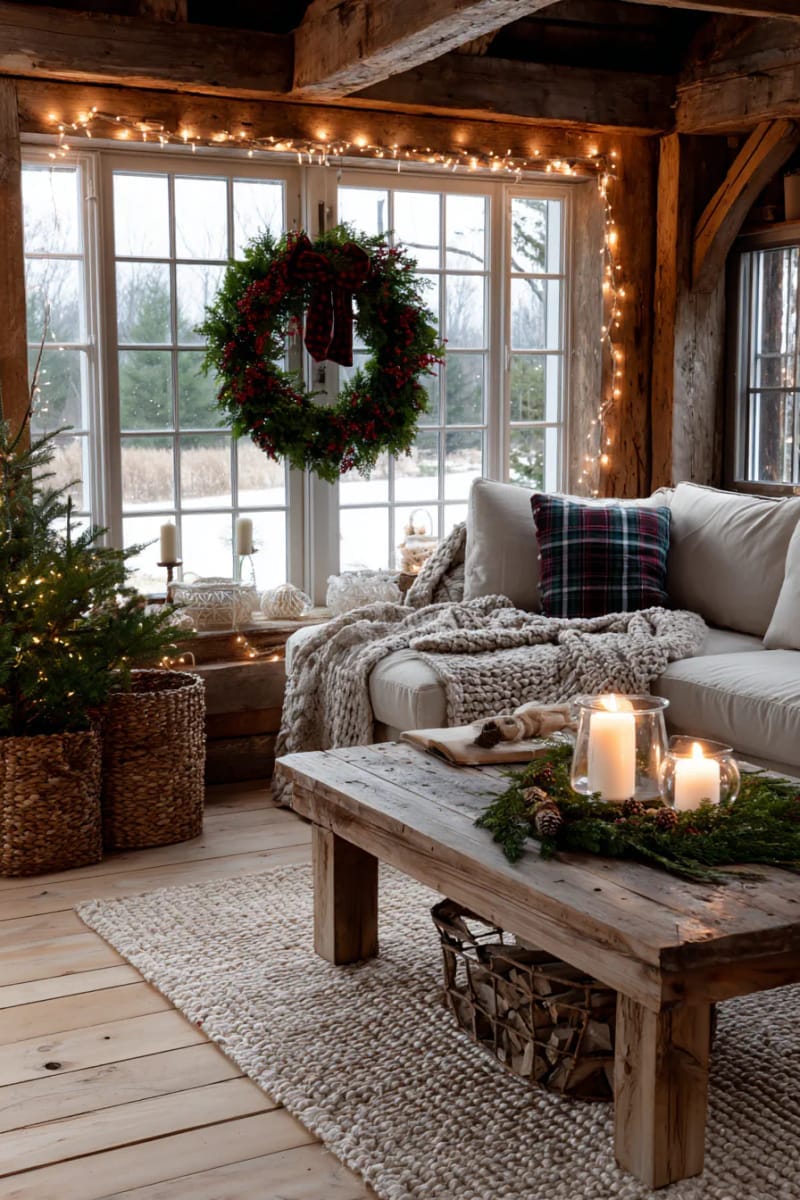 25 Best Christmas Window Decor Ideas to Try This Year 16 classic christmas wreath framed by white twinkle lights all around the window. 1