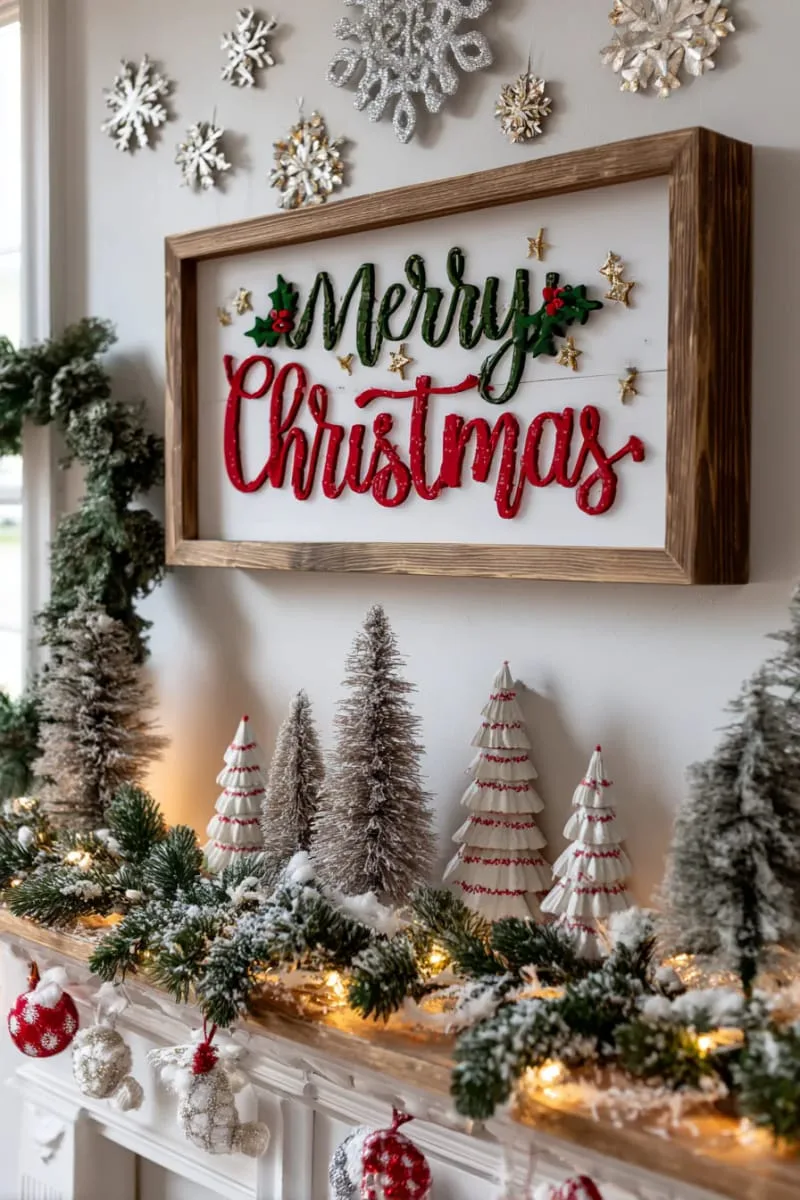 classic holiday phrase wall art in playful hand-lettered svg 1