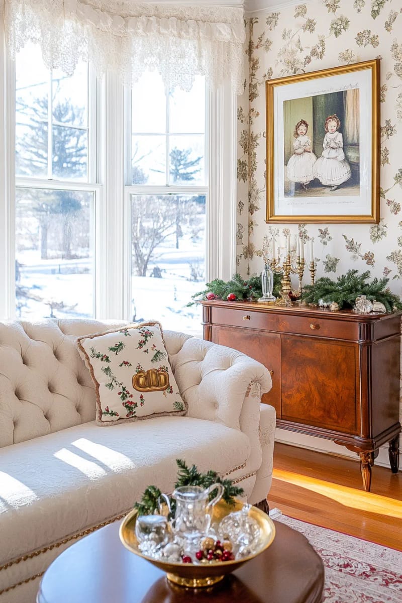 27 Vintage Christmas Decorations You'll Love 23 framed victorian holiday illustrations and postcards for festive wall decor 1