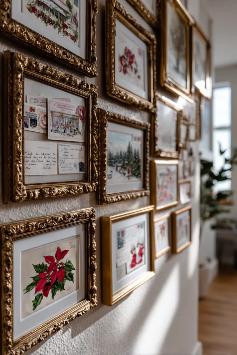 27 Vintage Christmas Decorations You'll Love 24 framed victorian holiday illustrations and postcards for festive wall decor 1