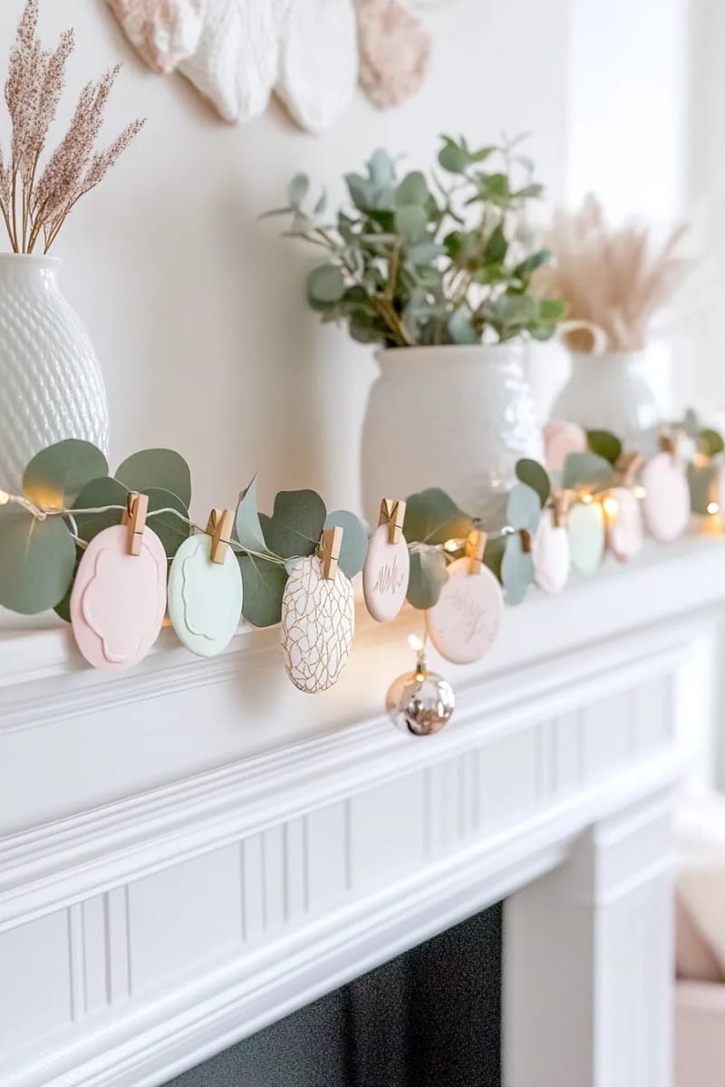 27 Unique Christmas Craft Decorations for Inspired Homes 63 paper chain countdown garland with tiny surprise notes in each loop 1