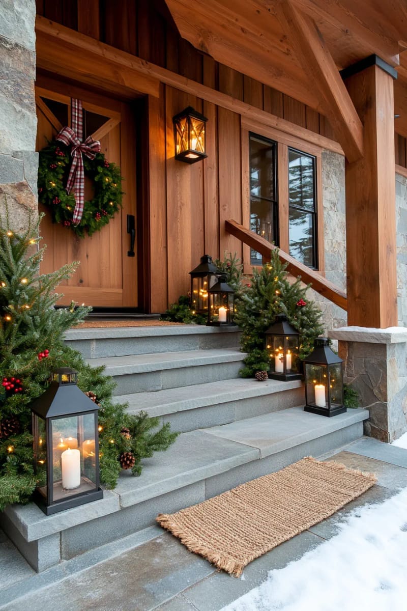 27 Stunning Winter Decor Ideas for a Stylish Retreat 59 use rustic lanterns with led candles at your entryway for warm winter welcomes. 1