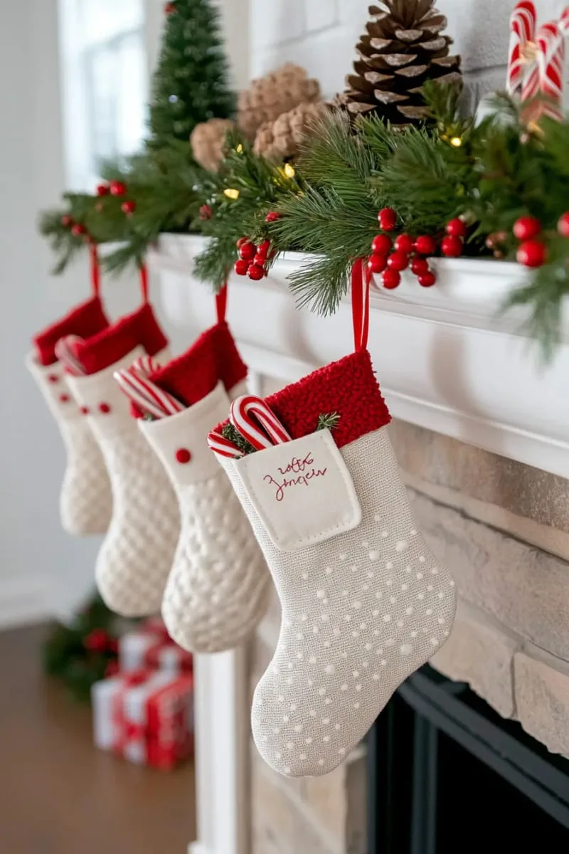 add a felt pocket to the front for secret christmas wishes or treats 1