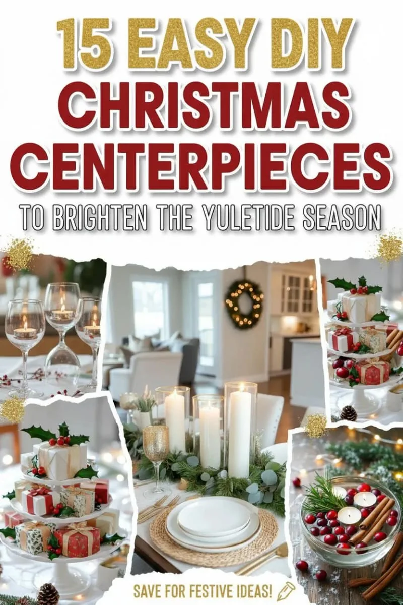 15 Easy DIY Christmas Centerpieces to Brighten the Yuletide Season 1 article image 1
