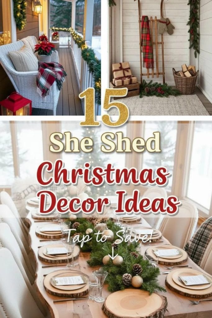 15 She Shed Christmas Decor Ideas For A Unique Winter Wonderland 33 conclusion 36