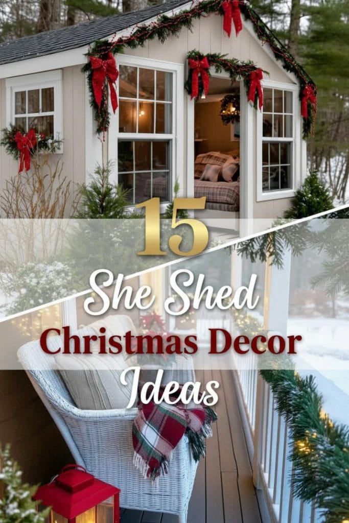 15 She Shed Christmas Decor Ideas For A Unique Winter Wonderland 36 conclusion 37